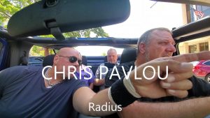 Chris Pavlou of Radius learns the Jeep wave