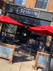 radius Valpo restaurant of the Year in Valpo-best seat in Valpo for outdoor dining