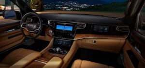 The new Wagoneer gets modern technology and the most luxurious features features.